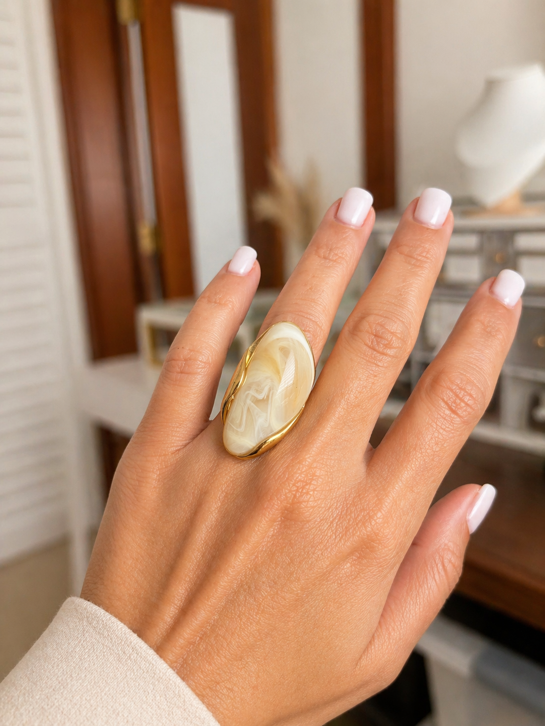 Ivory Ring.