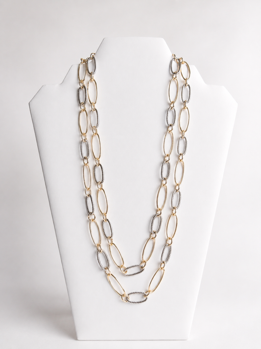 Two Tone Necklace.
