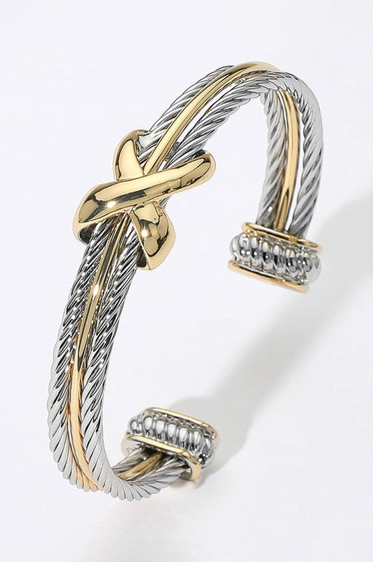 Golden X Bracelet.